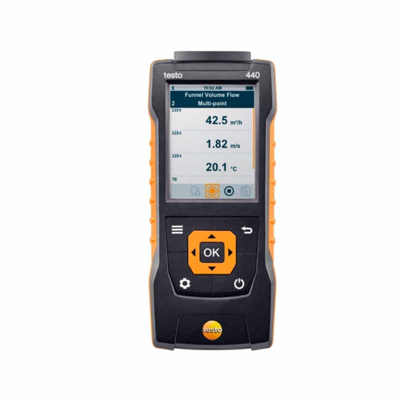 Фото Комплект Testo 440 с Bluetooth зондом СО2 (0632 1551) и кейсом {0563 4405} (1)