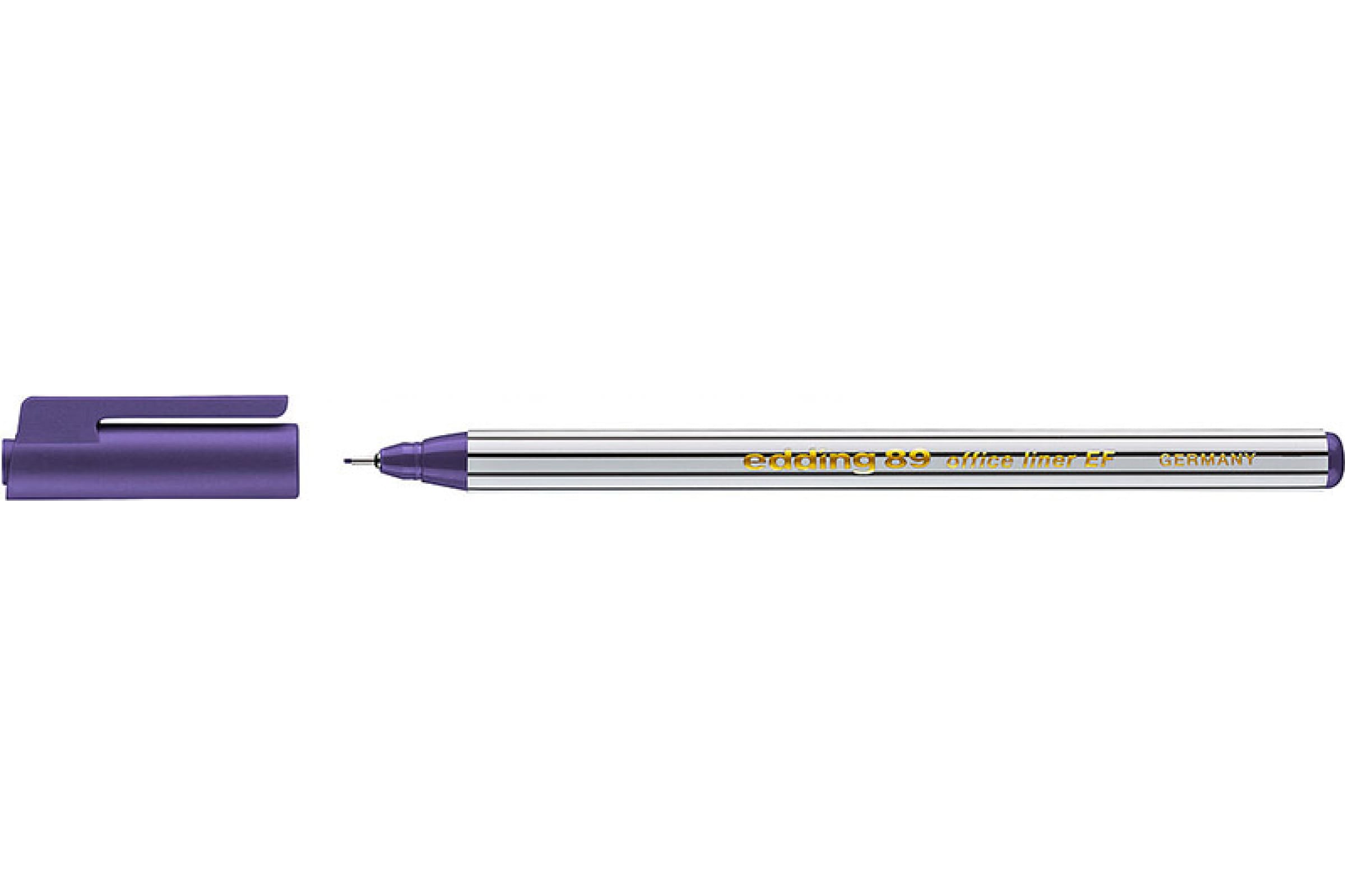 Фото Капиллярная ручка Edding для офиса, круглый наконечник, 0,3 мм, фиолетовый {E-89#8}