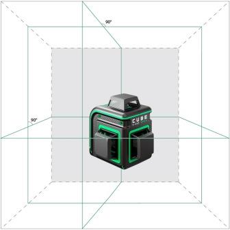 Фото Лазерный уровень ADA Cube 3-360 GREEN Basic Edition {А00560} (2)