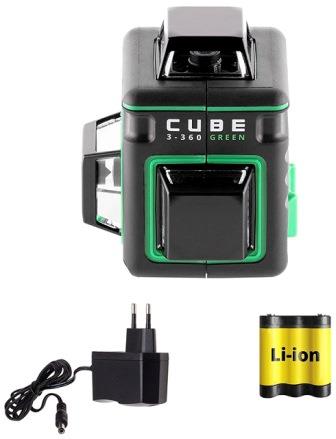 Фото Лазерный уровень ADA Cube 3-360 GREEN Basic Edition {А00560} (9)