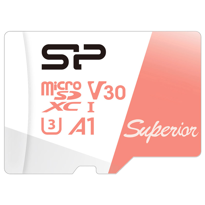 Фото Флеш карта microSD 256GB Silicon Power Superior A1 microSDXC Class 10 UHS-I U3 100/80 Mb/s (SD адаптер) {SP256GBSTXDV3V20SP}
