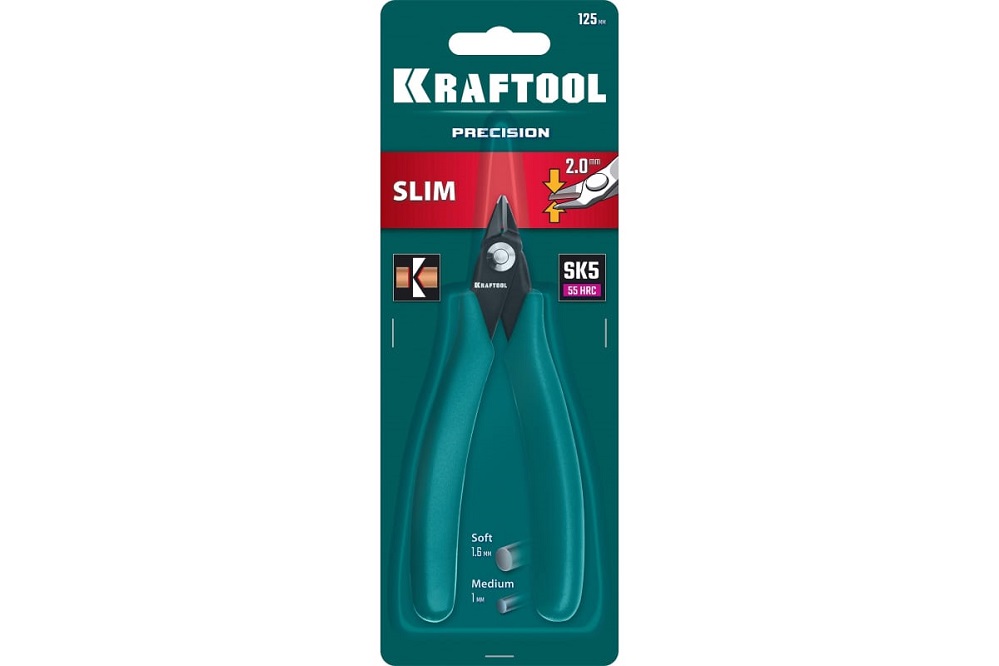 Фото Прецизионные бокорезы KRAFTOOL Kraft Mini, 125 мм {220017-4-12} (5)