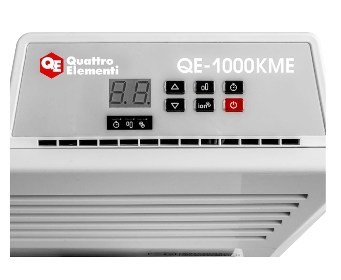 Фото Нагреватель воздуха электрический QUATTRO ELEMENTI QE-1000KME конвекторный (1 кВт, с эл.блоком управления, ТЭН монолит.) {915-458} (3)