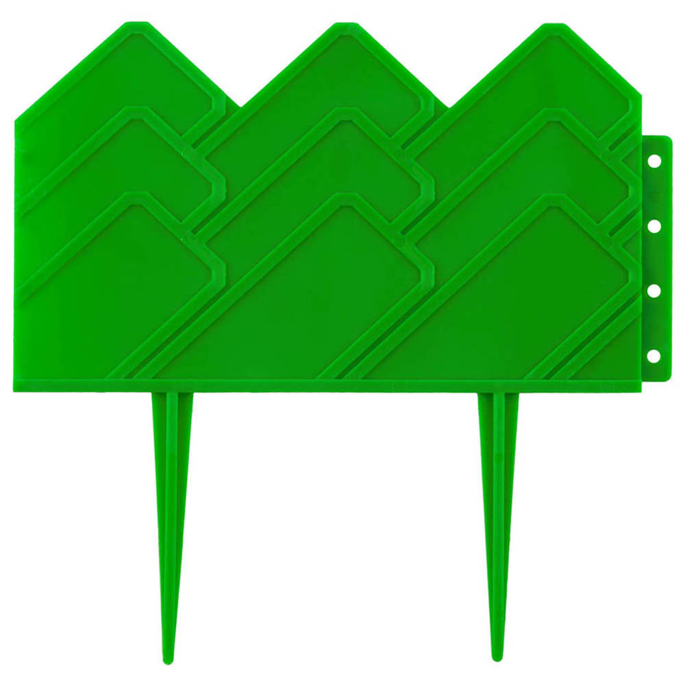 Фото Бордюр декоративный GRINDA для клумб, 14х310см, зеленый {422221-G}