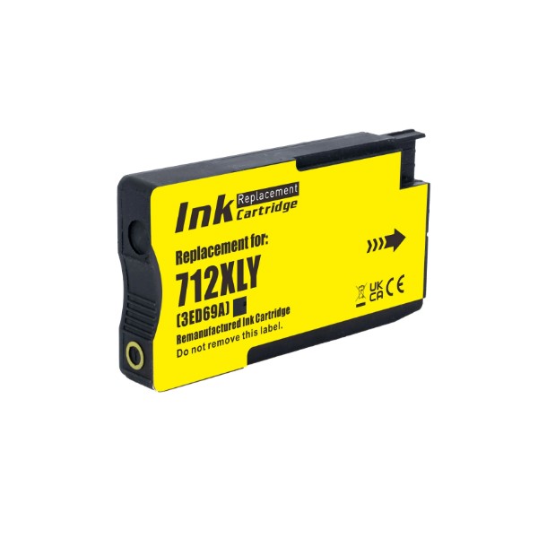Фото Струйный картридж NV Print 712 (NV-3ED69A) Yellow для HP DJ T210/T630 (29 мл) совместимый {D5600}