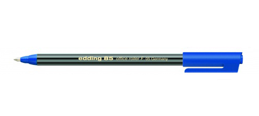 Фото Ручка-роллер Edding для офиса, металлическая оправа, 0,5 мм, синий {E-85#3}