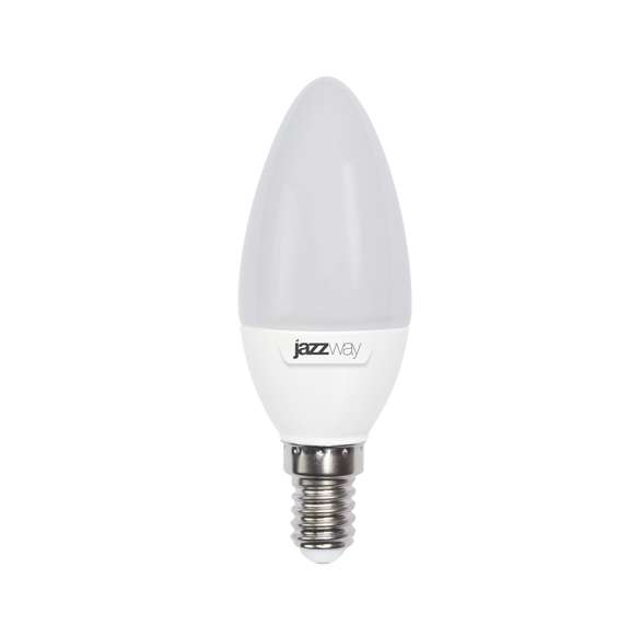 Фото Лампа светодиодная PLED-SP C37 9Вт свеча 3000К тепл. бел. E14 820лм 230В JazzWay {2859457A;4897062859457}