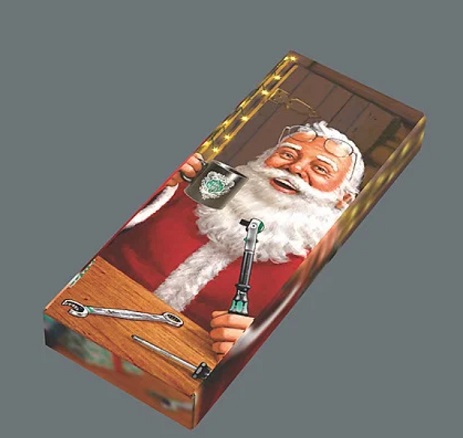Фото Набор Г-образных ключей, с шаром, 9 пр., Christmas 2023 950/9 SPKL Hex-Plus Multicolour BlackLaser 1 {WE-05136041001} (7)