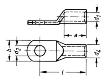Фото Стальные наконечники Klauke 1.5-2.5 мм² под винт M4 {klk80V4} (1)