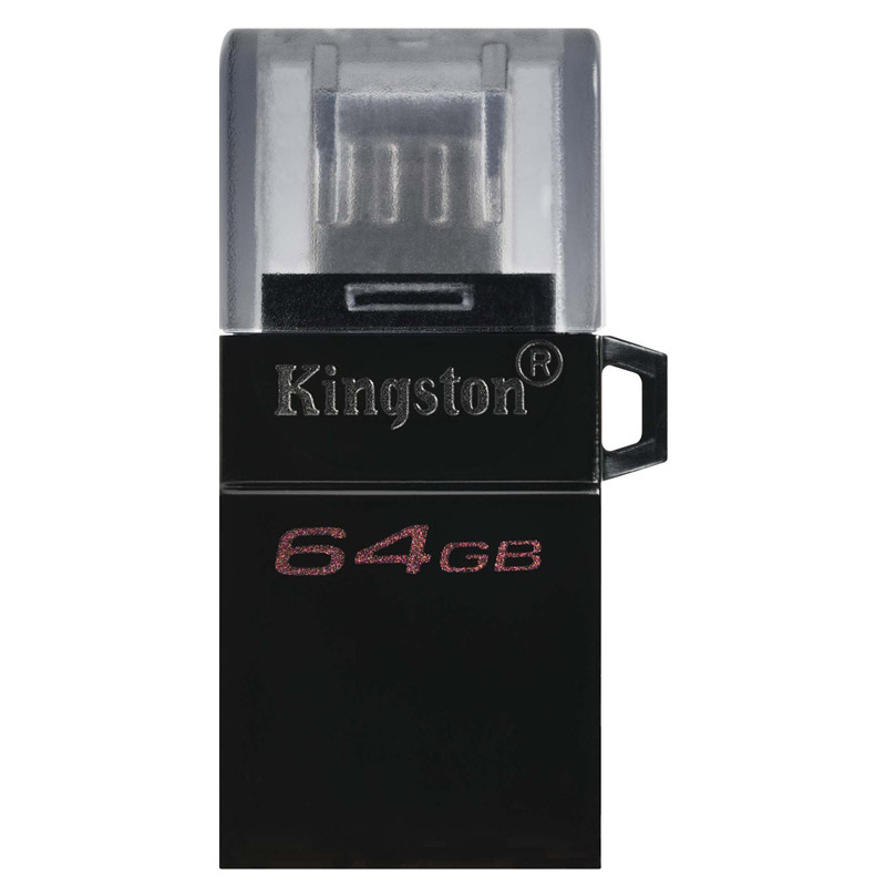 Фото Флеш накопитель 64GB Kingston DataTraveler microDuo 3G, USB 3.1/microUSB OTG {DTDUO3G2/64GB}