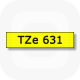 Фото Лента Brother TZE-631 (12 мм, черный на желтом) {TZE631} (2)