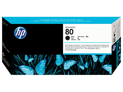 Фото Печатающая головка HP 80 (C4820A) (черный)