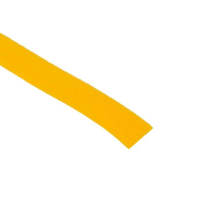 Фото Лента-липучка многоразовая Rexant, 5 м х 20 мм, желтая (1 шт.) {07-7522} (2)