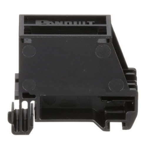 Фото PANDUIT CADIN1BL Адаптер для 1 модуля Mini-Com® на DIN-рейку 35 мм, с маркировочной табличкой, 48.1 мм х 19.0 мм х 40.7 мм (ВхШхГ) {124009}