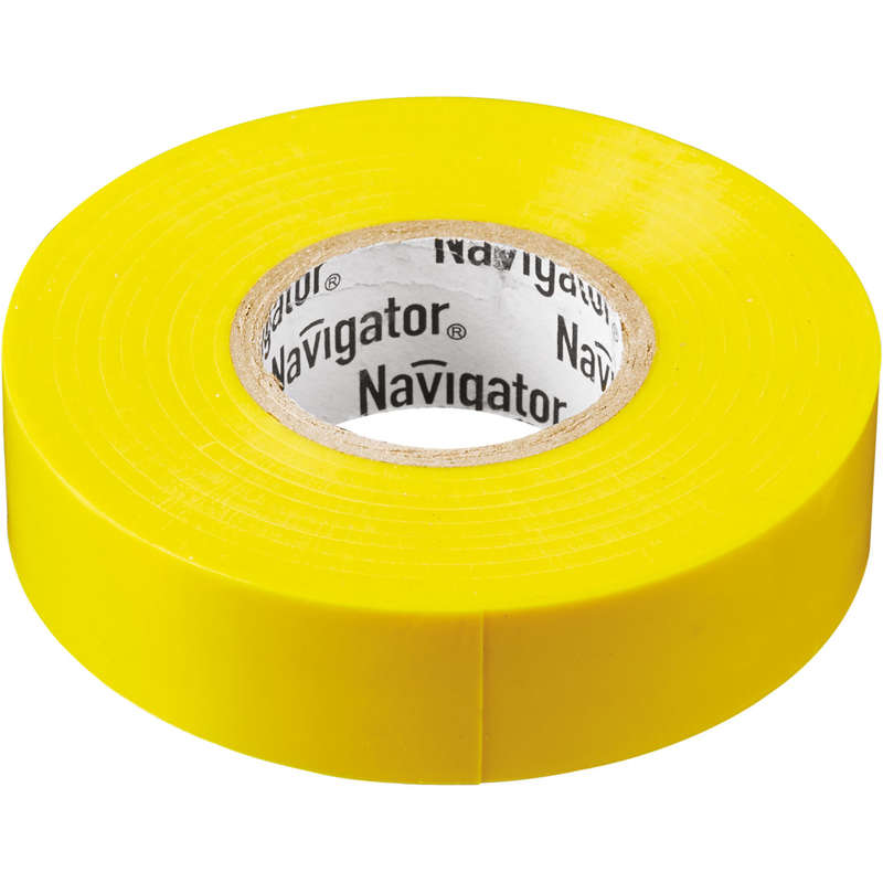 Фото Изолента ПВХ 15мм (рул.20м) желт. NIT-B15-20/Y Navigator {17352;71105}