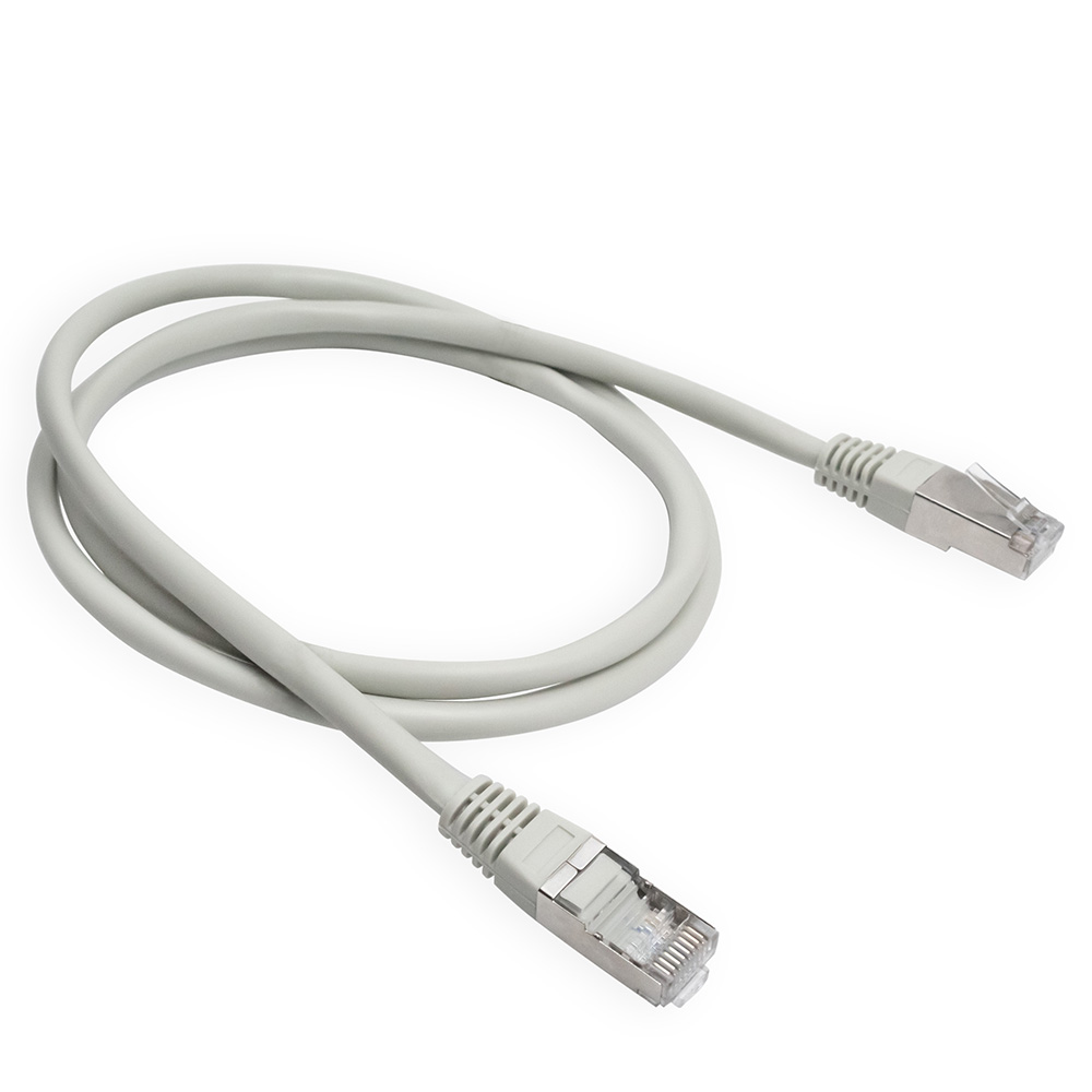 Фото Патч-корд Vell, для подключения интернета, 1 м, патч-корд FTP, RJ-45 {V80102} (1)