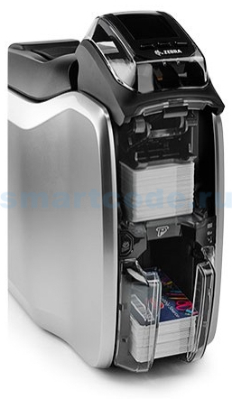Фото ZC300 односторонний цветной принтер Zebra, USB, Ethernet & WiFi {ZC31-000W000EM00} (1)