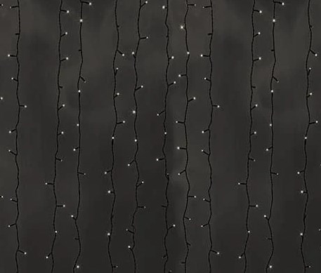 Фото Гирлянда "Светодиодный Дождь" 2х6м, постоянное свечение, прозрачный провод, 230 В, диоды теплый белый {235-176}