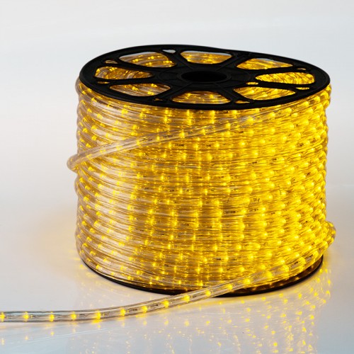 Фото Дюралайт LED, постоянное свечение (2W) - желтый Эконом 24 LED/м , бухта 100м {121-121-4} (2)