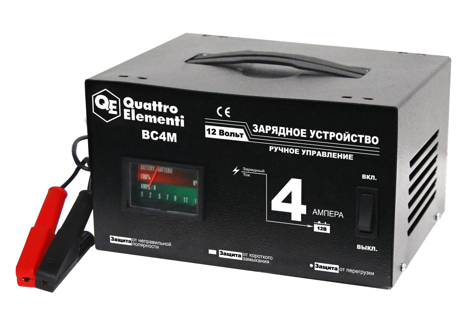 Фото Зарядное устройство Quattro Elementi BC 4M (12 В, 4 А) {770-063}