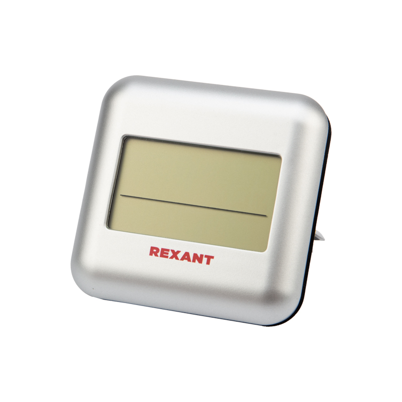 Фото Термометр электронный REXANT S3341BF с часами и беспроводным выносным датчиком {70-0596} (4)