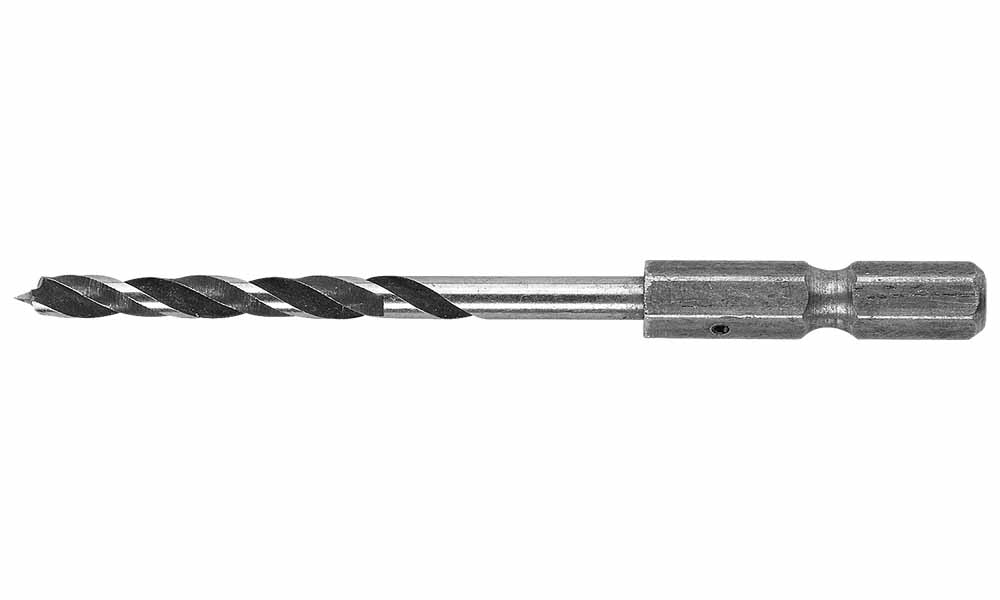 Фото Сверло по металлу НЕХ 1/4", шестигранный хвостовик, класс A, сталь Р6М5, ЗУБР Профессионал 29623-6, d=6,0 мм