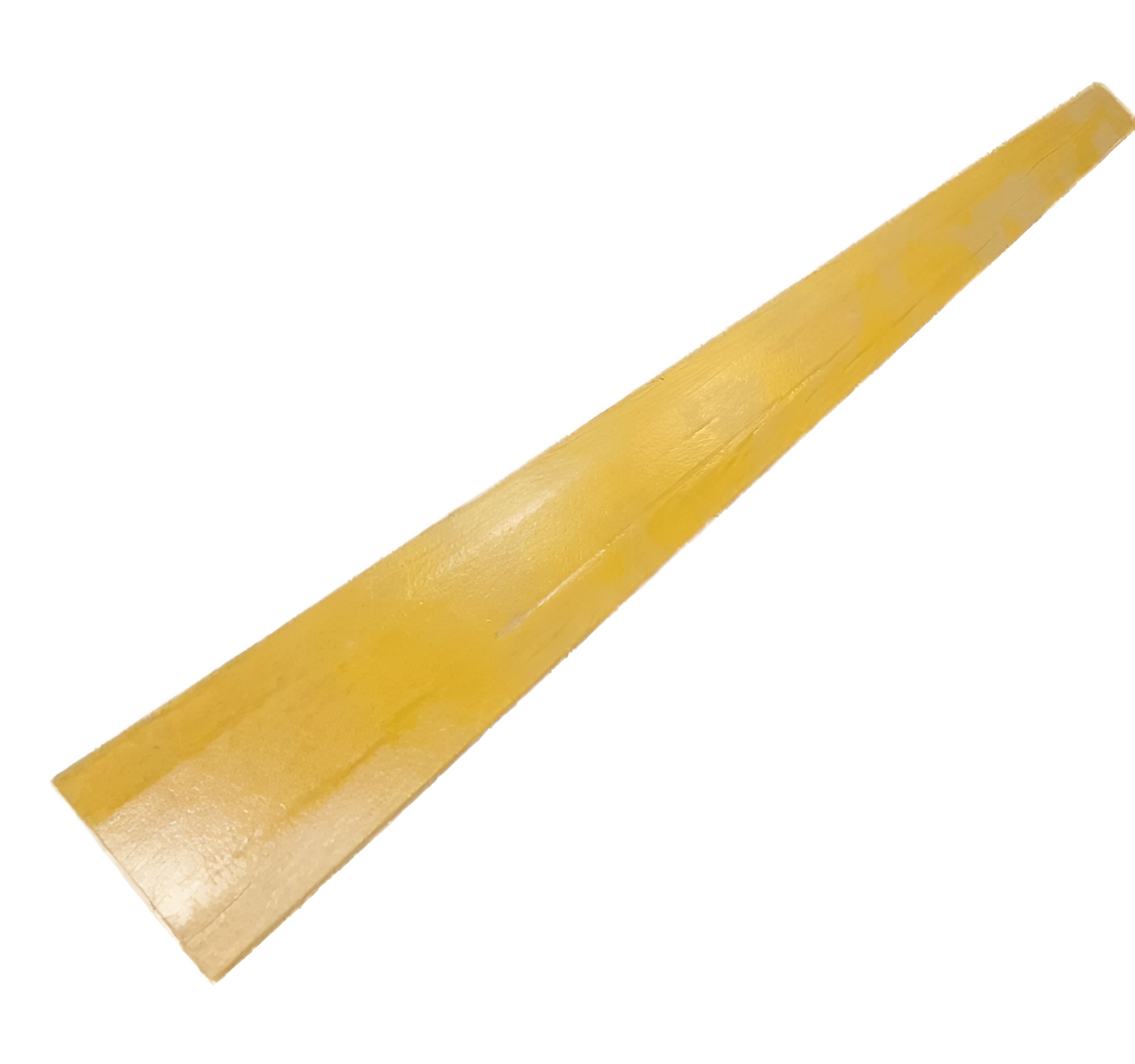 Фото Усиленный профиль из армированного стекловолокна (профиль из стеклопластика) со скошенными краями, желтый (50 х 1000 мм) {GMNG0501000}