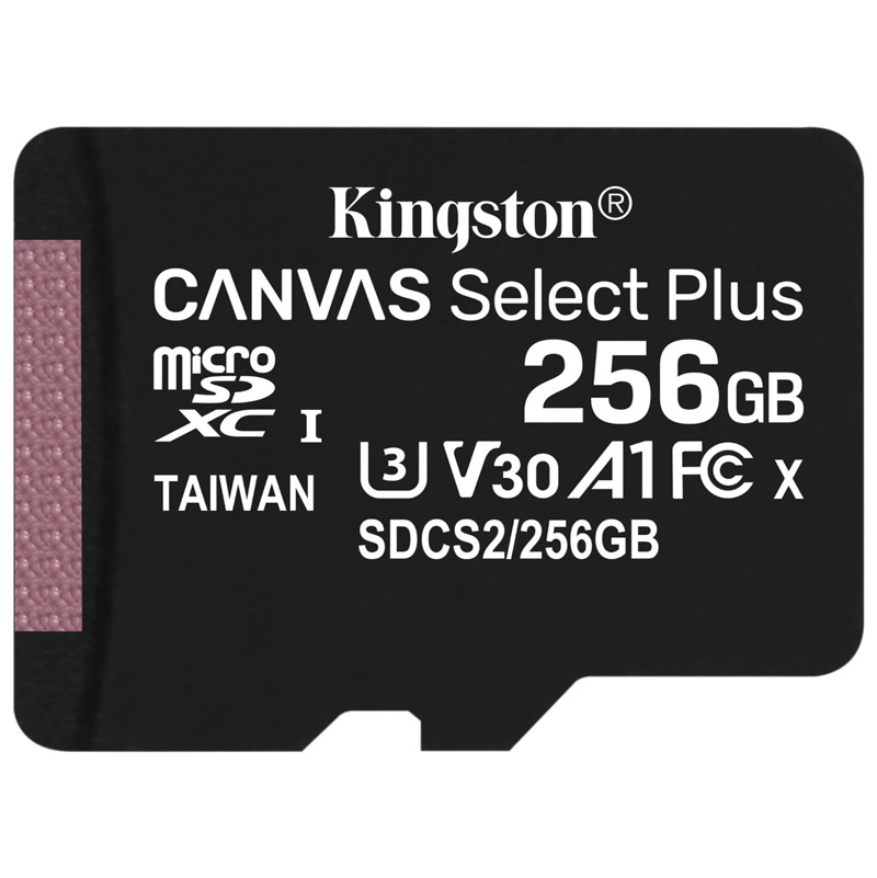 Фото Флеш карта microSD 256GB Kingston microSDXC Class 10 UHS-I U1 Canvas Select Plus 100MB/s {SDCS2/256GBSP}