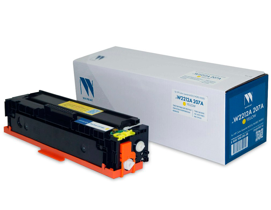 Фото Картридж NVP совместимый NV-W2212A 207A Yellow для HP Color LaserJet до версии fw20220729 {C2801}