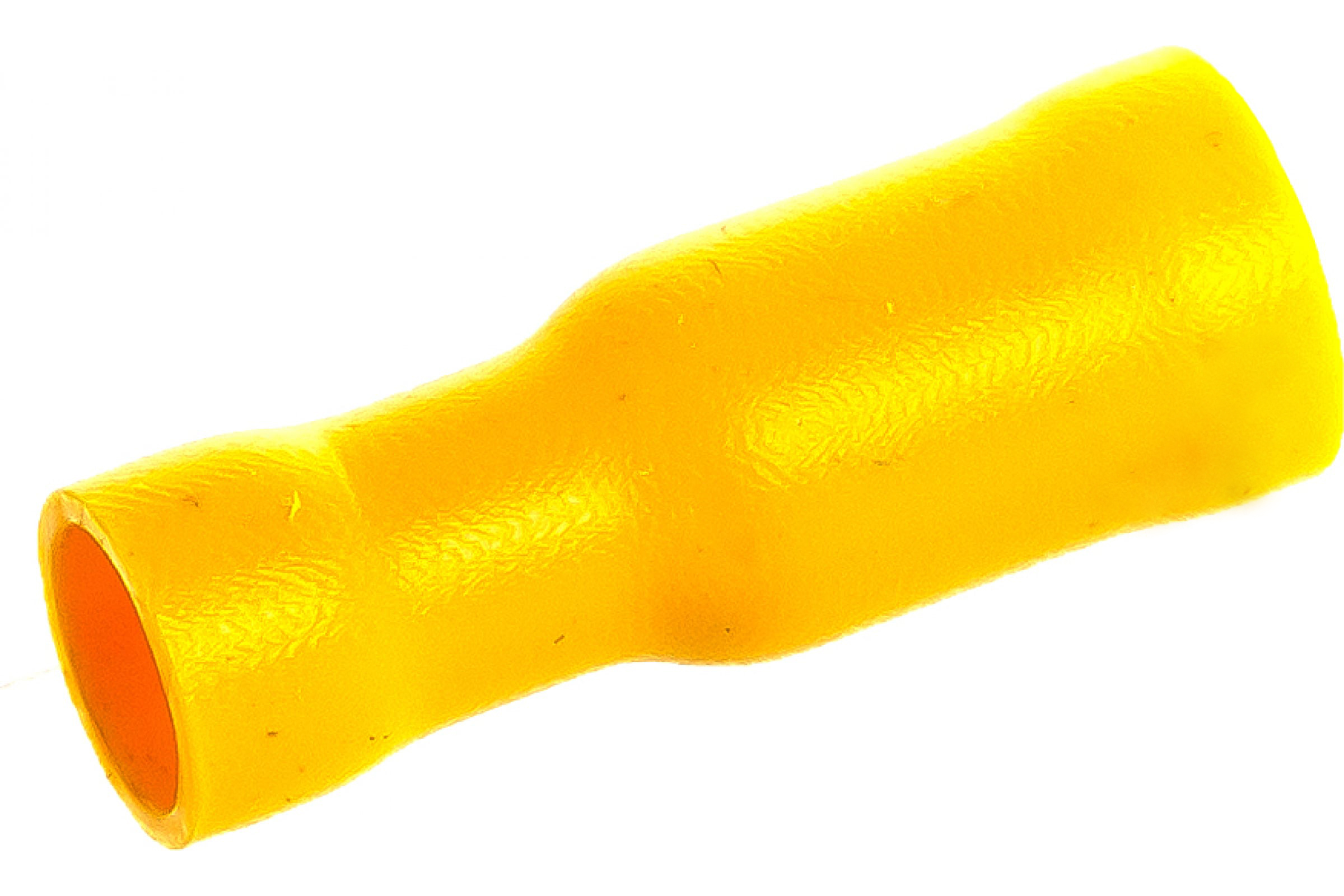 Фото Разъем штекерный изолированный Rexant, гнездо 5 мм, 4-6 мм² (РШи-м 6.0-5 / РШИм 5,5-6-4) желтый {08-0232} 1 шт