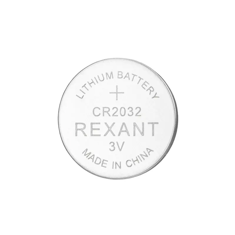 Фото Батарейка литиевая CR2032 3В блистер 5 шт. REXANT {39-1108}
