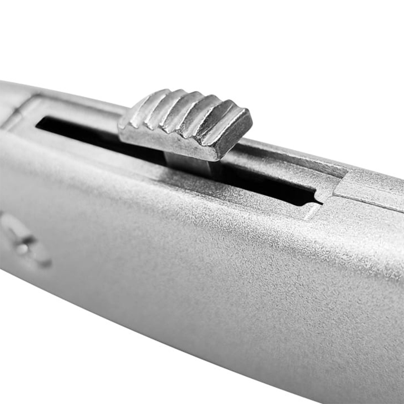 Фото Нож трапециевидный WOKIN, алюминиевый корпус, 61x19 мм {301219} (1)