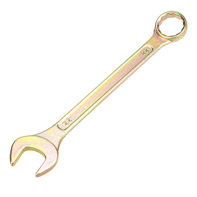 Фото Ключ комбинированный Rexant 22 мм, желтый цинк {12-5814-2}