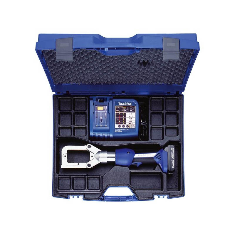 Фото Электрогидравлический многофункциональный аккумуляторный инструмент Klauke-Multi (для опрессовки наконечников, резки кабеля, DIN-реек) {klkEKM60UNVL} (1)