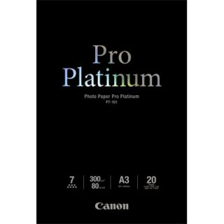 Фото Фотобумага CANON Pro Platinum Профессиональная глянцевая, 300г/м2, A3, 20 л. {2768B017}