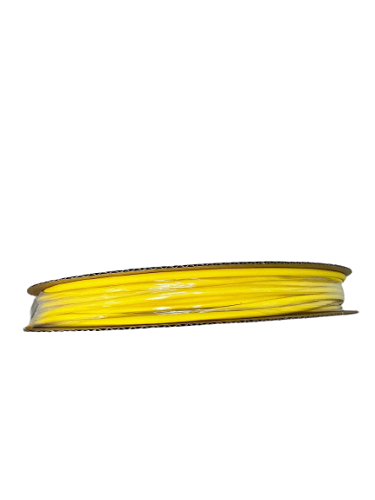 Фото Термоусаживаемая трубка Vell, усадка в 2 раза, 2,5 / 1,25 мм, 200 метров, желтая {337414}