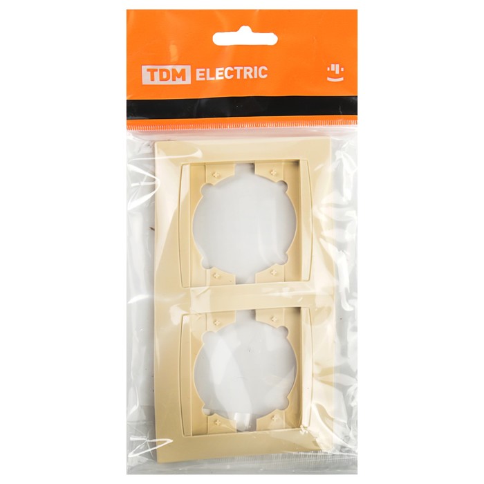 Фото Рамка 2-х постовая горизонтальная старинная бронза "Лама" TDM {SQ1815-0776}