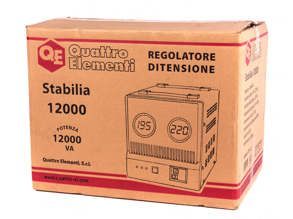 Фото Стабилизатор напряжения Quattro Elementi Stabilia 12000 (12000 ВА, 140-270 В, 20.5 кг, байпас) {772-111} (5)