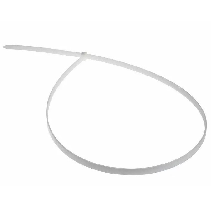 Фото Хомут-стяжка кабельная нейлоновая Rexant 1020 x9,0 мм, белая, упаковка 100 шт. {07-1020}