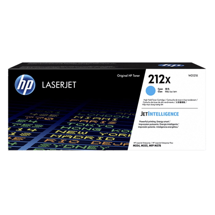 Фото Картридж HP 212X лазерный увеличенной емкости голубой (10000 стр) {W2121X}