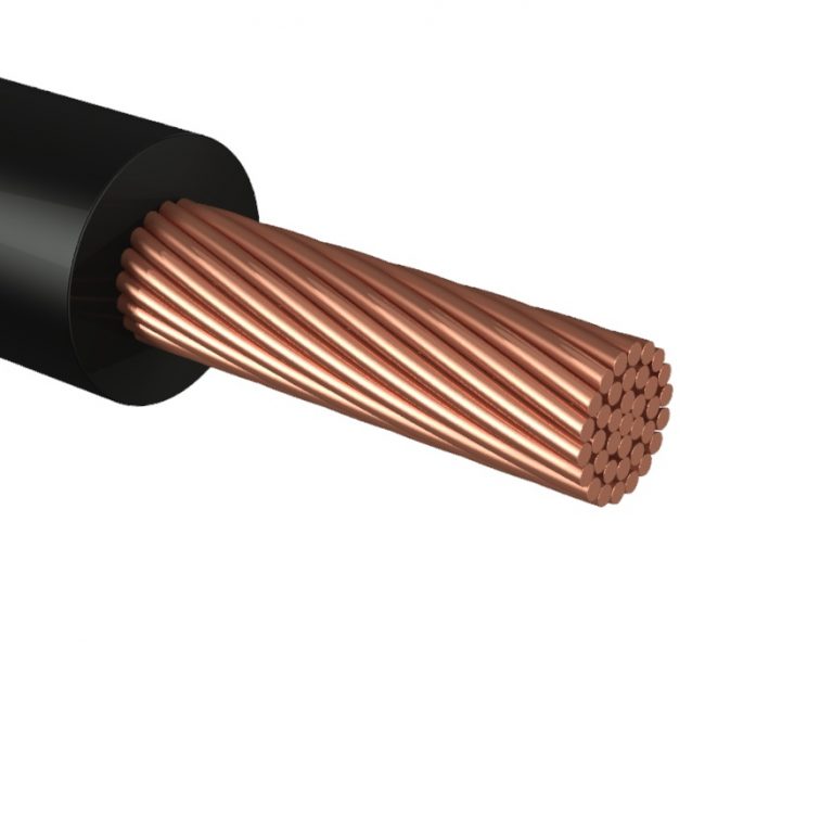 Фото Провод ПуГВ (ПВ-3) 1х10,0 ГОСТ, черный TDM {SQ0124-0746}