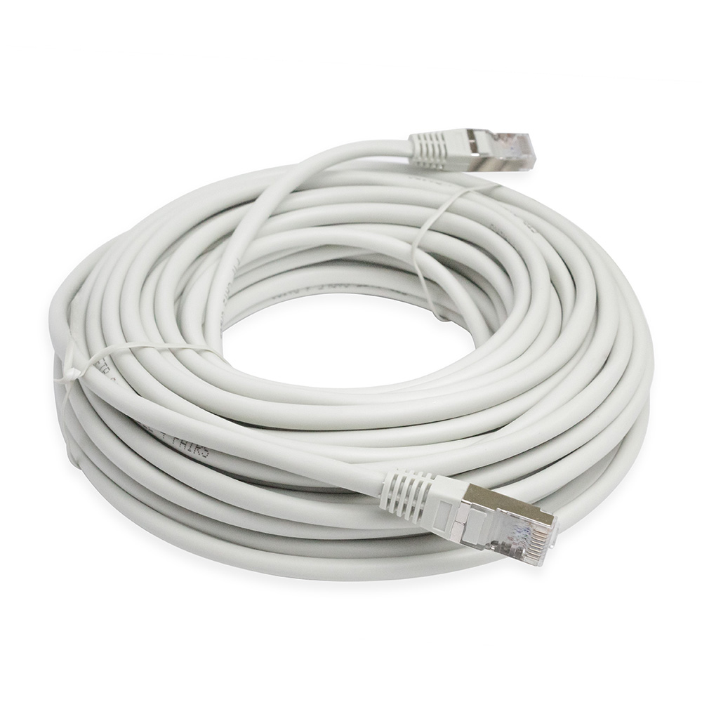 Фото Патч-корд Vell, для подключения интернета, 15 м, патч-корд FTP, RJ-45 {V80107} (1)