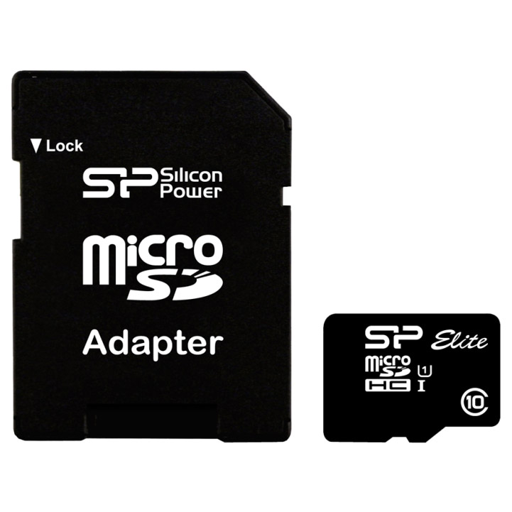 Фото Флеш карта microSD 32GB Silicon Power Elite microSDHC Class 10 UHS-I {SP032GBSTHBU1V10}