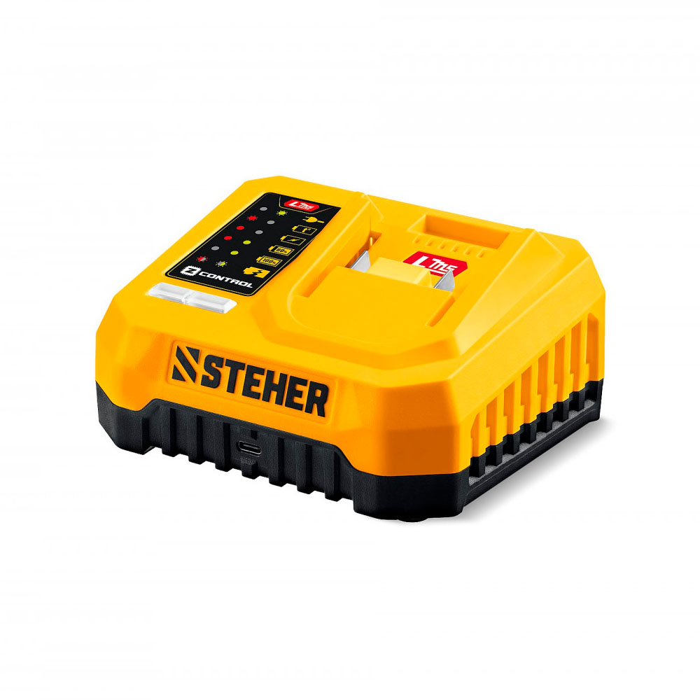 Фото Зарядное устройство для LMS АКБ, 1 порт 1 х 3 А, 20 В, STEHER {CH-20-13}