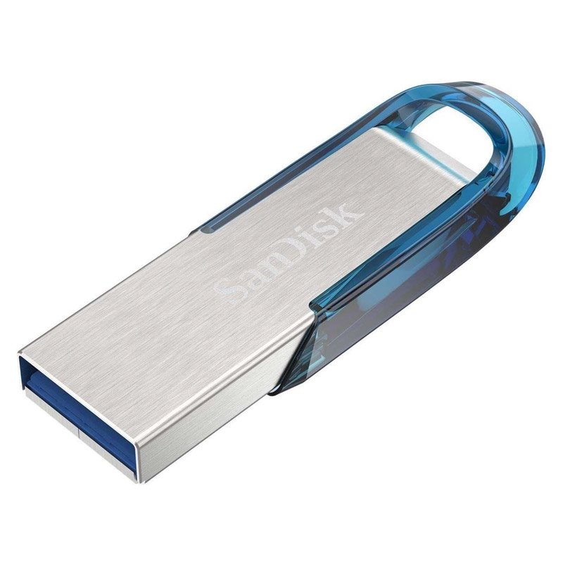 Фото Флеш накопитель 64GB SanDisk CZ73 Ultra Flair, USB 3.0, Tropical Blue {SDCZ73-064G-G46B}
