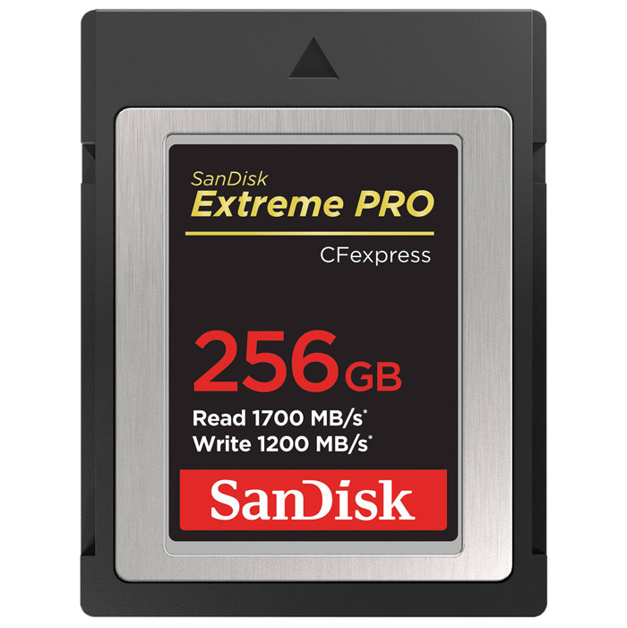 Фото Флеш карта CFexpress Type B 256GB SanDisk Extreme Pro 1700/1200 Mb/s {SDCFE-256G-GN4NN}
