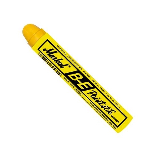 Фото Промышленный универсальный маркер Markal B-E Paintstik, 17 мм, желтый {M080621}