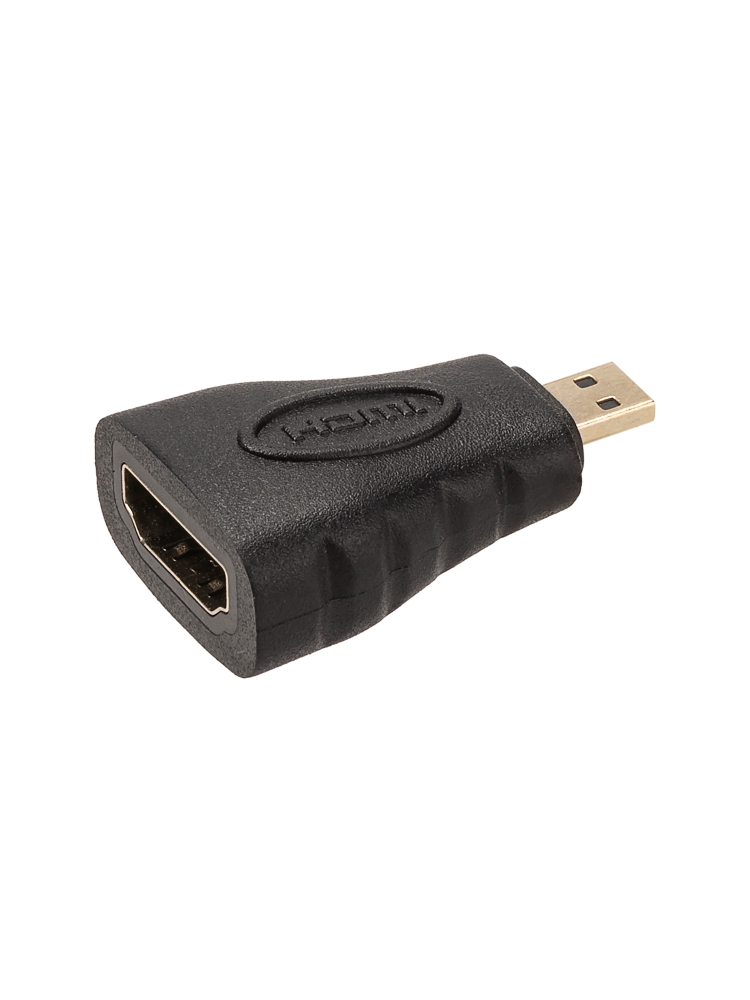 Фото Переходник "АВП 1" штекер micro HDMI - гнездо HDMI, позолоченные контакты, TDM {SQ4040-0101} (2)