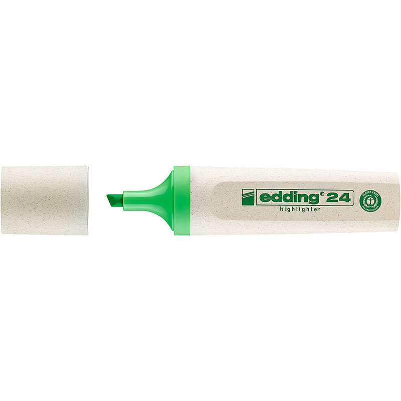 Фото Текстовыделитель Edding EcoLine, клиновидный наконечник, 2-5 мм, светло-зеленый {E-24#11}