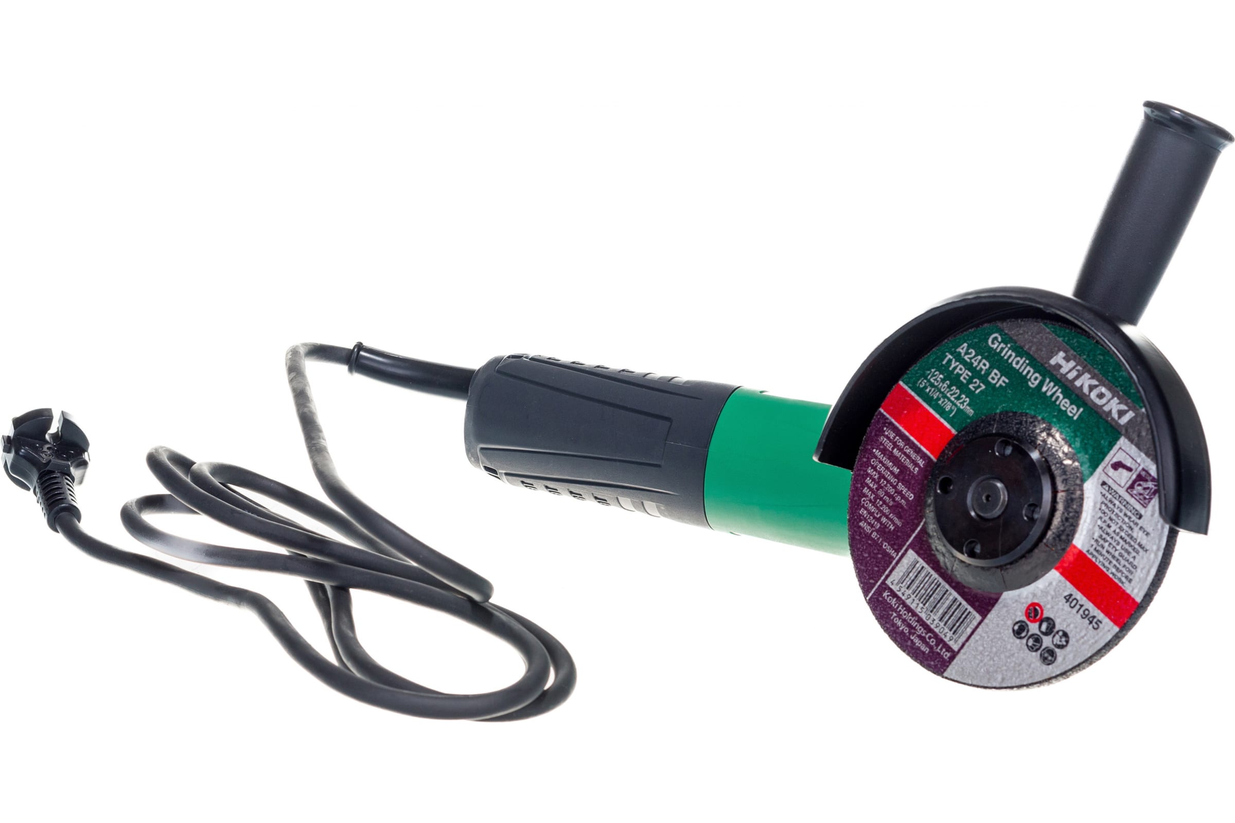 Фото Угловая шлифмашина Hikoki G13VE 125мм BL, 2.1кг, 1320Вт {G13VENSZ}